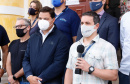 O Paraná começou a vacinar trabalhadores portuários e aeroportuários contra a Covid-19 nesta sexta-feira (28). As doses da vacina AstraZeneca/Fiocruz destinadas a estes grupos foram enviadas pelo Ministério da Saúde nesta semana. Foto:Rodrigo Felix Leal/SEIL