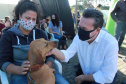 Equipes do Programa Permanente de Castração de Cães e Gatos (CastraPet), da Secretaria de Estado do Desenvolvimento Sustentável e do Turismo (Sedest), concluíram neste sábado (29) a castração de 719 animais em Piraquara. O Município é um dos últimos do ciclo que encerra no final de junho, com atendimento em 45 localidades e 15 mil pets castrados.  -  Piraquara, 29/05/2021  - Foto: Alessandro Vieira/AEN