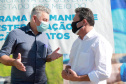 Equipes do Programa Permanente de Castração de Cães e Gatos (CastraPet), da Secretaria de Estado do Desenvolvimento Sustentável e do Turismo (Sedest), concluíram neste sábado (29) a castração de 719 animais em Piraquara. O Município é um dos últimos do ciclo que encerra no final de junho, com atendimento em 45 localidades e 15 mil pets castrados.  -  Piraquara, 29/05/2021  - Foto: Alessandro Vieira/AEN