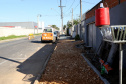 Pinhais tem rua revitalizada e constrói novas calçadas com apoio do Estado. Foto: Ari Dias/AEN