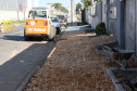 Pinhais tem rua revitalizada e constrói novas calçadas com apoio do Estado. Foto: Ari Dias/AEN