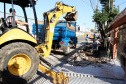Pinhais tem rua revitalizada e constrói novas calçadas com apoio do Estado. Foto: Ari Dias/AEN