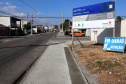 Pinhais tem rua revitalizada e constrói novas calçadas com apoio do Estado. Foto: Ari Dias/AEN