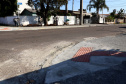 Pinhais tem rua revitalizada e constrói novas calçadas com apoio do Estado. Foto: Ari Dias/AEN