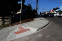 Pinhais tem rua revitalizada e constrói novas calçadas com apoio do Estado. Foto: Ari Dias/AEN