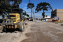 Pinhais tem rua revitalizada e constrói novas calçadas com apoio do Estado. Foto: Ari Dias/AEN