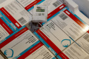 Paraná recebe mais 360.250 doses da vacina AstraZeneca contra a Covid-19. Foto: Gilson Abreu/AEN