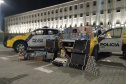 Segurança apreende arma e munições durante fiscalização de medidas sanitárias na Capital. Foto:SESP