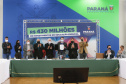 O Governo do Estado vai ampliar em 10% o investimento na educação especial do Paraná. O novo acordo, assinado nesta terça-feira (6) pelo governador Carlos Massa Ratinho Junior, em cerimônia no Palácio Iguaçu, prevê investimentos de R$ 432,3 milhões no ciclo que começa no próximo dia 1º de agosto e vai até o fim de janeiro de 2023. Foto: Jonathan Campos/AEN