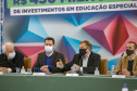 Governador  Carlos Massa Ratinho Junior assina liberação em investimentos em educação especial.
Foto Gilson Abreu/AEN