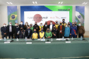 Governador Carlos Massa Ratinho Junior durante solenidade de lançamento nesta quinta-feira (08) no Palácio Iguaçu da campanha Torcida Paraná em Tóquio. O Estado terá a maior delegação de atletas da história do Paraná está na fase final de preparação para os Jogos Olímpicos e Paralímpicos Tóquio-2020 com 35 atletas. - Curitiba, 08/07/2021 - Foto: Jonathan Campos/AEN