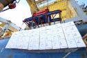 Com 29.081.691 toneladas de cargas movimentadas, os portos do Paraná alcançaram o melhor semestre da história. O volume de produtos importados e exportados entre janeiro e junho de 2021 é 3% maior que o registrado no mesmo período de 2020, quanto foram 28.177.335 toneladas.  - Paranaguá, 08/07/2021  -  Foto: Claudio Neves/Portos do Paraná
