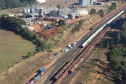 Ibama e Funai visitam os Campos Gerais para conhecer o traçado da Nova Ferroeste. Os técnicos sobrevoaram a Terra Indígena em Nova Laranjeiras. 
Foto Alessandro Vieira