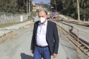 O secretário estadual do Desenvolvimento Urbano e de Obras Públicas, João Carlos Ortega, vistoria obras no município de Fazenda Rio Grande  -  Curitiba, 08/07/2021  -  Foto: Gustavo Pontes