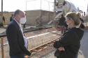 O secretário do Desenvolvimento Urbano e de Obras Públicas (SEDU), João Carlos Ortega, mais a diretora de Operações do Paranacidade, Camila Mileke Scucato, e o analista de desenvolvimento Municipal do Paranacidade, Luiz Antonio Xavier da Silveira, fizeram vistoria da obra de pavimentação com concreto, em execução no Município de Fazenda Rio Grande, na Região Metropolitana de Curitiba.  -  Curitiba,  - Fazenda Rio Grande, 08/07/2021  -  Foto: Gustavo Pontes