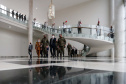 O governador Carlos Massa Ratinho Junior recebeu nesta sexta-feira (9), no Palácio Iguaçu, o comandante-geral do Exército Brasileiro, general Paulo Sérgio Nogueira de Oliveira, e uma comitiva com o alto comando da instituição militar. - Curitiba, 09/07/2021 - Foto: Jonathan Campos/AEN