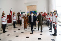 O governador Carlos Massa Ratinho Junior recebeu nesta sexta-feira (9), no Palácio Iguaçu, o comandante-geral do Exército Brasileiro, general Paulo Sérgio Nogueira de Oliveira, e uma comitiva com o alto comando da instituição militar. - Curitiba, 09/07/2021 - Foto: Jonathan Campos/AEN