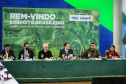 O governador Carlos Massa Ratinho Junior recebeu nesta sexta-feira (9), no Palácio Iguaçu, o comandante-geral do Exército Brasileiro, general Paulo Sérgio Nogueira de Oliveira, e uma comitiva com o alto comando da instituição militar. -  Curitiba, 09/07/2021  -  Foto: José Fernando Ogura/AEN