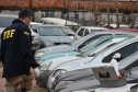 Em operação conjunta, PRF identifica veículos roubados ou furtados em pátio do Detran.  -  Curitiba, 13/07/2021  -  Foto: Detran-PR