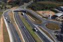 Nova interseção do Jardim Guarany, no km 104 da BR-277, em Campo LargoFoto: Jonathan Campos/AEN