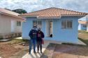 Trinta famílias de Sâo João do Triunfo participaram nesta quinta-feira (15), na Câmara Municipal, do sorteio que definiu as casas que serão ocupadas por cada uma delas no Residencial José Euclides dos Santos Neto. O empreendimento faz parte do programa Casa Fácil Paraná e será entregue aos beneficiários entre o fim de julho e o início de agosto. (Foto: Alessandro Vieira/AEN)