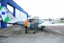 Em seis meses entregando vacinas para todo o Paraná, aeronaves da Casa Militar somam onze dias em horas de voo-  Foto: José Fernando Ogura/AEN