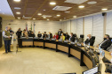 O secretário de Estado da Saúde, Beto Preto acompanha o ministro da Saúde, Marcelo Queiroga, nesta terça-feira (20) na Itaipu Binacional  em Foz do Iguaçu. Foto: Gilson Abreu/AEN