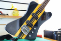 É curitibana a primeira luthier formada em instrumentos elétricos do Brasil. Rosanne Lemos é a fundadora da Mankato Guitarras (https://mankatoguitars.webflow.io/), uma marca autoral que cria guitarras com modelos únicos e confeccionadas à moda antiga. Foto: José Fernando Ogura/AEN