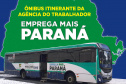 O ônibus ?Emprega Mais Paraná? estará atendendo os moradores dos municípios de Campina Grande do Sul nesta quarta-feira, dia 28, e de São José dos Pinhais no sábado, dia 31. A iniciativa leva oportunidades de emprego para as pessoas dos municípios. -  Curitiba, 28/07/2021  -  Foto: SEJUF