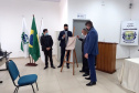 O Departamento Penitenciário do Paraná (Depen) inaugurou nesta quinta-feira (29), a nova estrutura que vai abrigar o Complexo Social de Cascavel, no Oeste do Paraná. Com 800 metros quadrados, o local vai unir em um mesmo espaço os serviços do Patronato Penitenciário e do Escritório Social, que oferecem apoio e ofertam projetos e ações de capacitação de egressos, monitorados e prestadores de serviço à comunidade.  -  Curitiba, 29/07/2021  -  Foto: DEPEN-PR