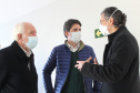 O vice-governador Darci Piana inaugurou nesta quinta-feira (29), em Corbélia, no Oeste do Paraná, uma Unidade Básica de Saúde (UBS) no bairro Santa Catarina e de uma quadra de esportes no Jardim Juliana.Foto: Gisele Barão
