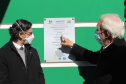 O vice-governador Darci Piana inaugurou nesta quinta-feira (29), em Corbélia, no Oeste do Paraná, uma Unidade Básica de Saúde (UBS) no bairro Santa Catarina e de uma quadra de esportes no Jardim Juliana.Foto: Gisele Barão