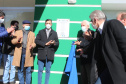 O vice-governador Darci Piana inaugurou nesta quinta-feira (29), em Corbélia, no Oeste do Paraná, uma Unidade Básica de Saúde (UBS) no bairro Santa Catarina e de uma quadra de esportes no Jardim Juliana.Foto: Gisele Barão