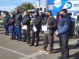 O Batalhão de Polícia de Trânsito (BPTran), juntamente com outros órgãos ligados ao trânsito urbano, promoveu uma manhã de instrução gratuita para motoboys e motofretistas no sábado (31/07). O projeto Trampo Seguro foi desenvolvido para que os usuários de motos conheçam melhor o veículo, as habilidades de condução para evitar acidentes e a legislação de trânsito. Foto: BPTRAN