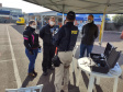 O Batalhão de Polícia de Trânsito (BPTran), juntamente com outros órgãos ligados ao trânsito urbano, promoveu uma manhã de instrução gratuita para motoboys e motofretistas no sábado (31/07). O projeto Trampo Seguro foi desenvolvido para que os usuários de motos conheçam melhor o veículo, as habilidades de condução para evitar acidentes e a legislação de trânsito. Foto: BPTRAN