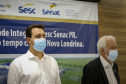 03/08/2021 Governador Carlos Massa Ratinho Junior participa da Unidade Integrada SESC/SENAC, em Nova LondrinaFoto Gilson Abreu/AEN