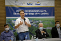 03/08/2021 Governador Carlos Massa Ratinho Junior participa da Unidade Integrada SESC/SENAC, em Nova LondrinaFoto Gilson Abreu/AEN