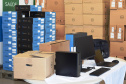 O Governo do Estado vai entregar 1.509 computadores para todas as unidades vinculadas à Secretaria de Estado da Saúde (Sesa), sendo 1.359 máquinas padrão desktop e 150 notebook?s.  -  Curitiba, 09/08/2021  -  Foto: Américo Antonio/SESA