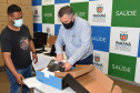 O Governo do Estado vai entregar 1.509 computadores para todas as unidades vinculadas à Secretaria de Estado da Saúde (Sesa), sendo 1.359 máquinas padrão desktop e 150 notebook?s.  -  Curitiba, 09/08/2021  -  Foto: Américo Antonio/SESA