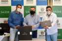 O Governo do Estado vai entregar 1.509 computadores para todas as unidades vinculadas à Secretaria de Estado da Saúde (Sesa), sendo 1.359 máquinas padrão desktop e 150 notebook?s.  -  Curitiba, 09/08/2021  -  Foto: Américo Antonio/SESA