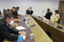 A Secretaria da Segurança Pública do Paraná (Sesp) recebeu, na manhã desta segunda-feira (09/08), a visita do Secretário de Operações Integradas (SEOPI) do Ministério da Justiça, Alfredo de Souza Lima Coelho Carrijo, para conhecer a estrutura da Pasta e fazer uma reunião técnica com intuito de reforçar a integração com o estado do Paraná. - Curitiba, 09/08/2021  -  Foto: SESP-PR