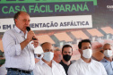 O governador Carlos Massa Ratinho Junior entrega nesta terça-feira (10) as chaves de 25 casas populares do Residencial Vila Torres a famílias de Prudentópolis, na região Centro-Sul do Paraná. Foto: Jonathan Campos/AEN
