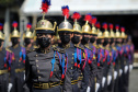 Aniversário de 167 anos da Polícia Militar é marcado com entrega de medalhas e comemoração do Espadim Tiradentes. Foto:Soldado Adilson Voinaski Afonso