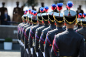 Aniversário de 167 anos da Polícia Militar é marcado com entrega de medalhas e comemoração do Espadim Tiradentes. Foto:Soldado Adilson Voinaski Afonso