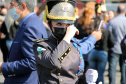 Aniversário de 167 anos da Polícia Militar é marcado com entrega de medalhas e comemoração do Espadim Tiradentes. Foto:Soldado Adilson Voinaski Afonso