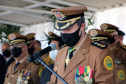 Aniversário de 167 anos da Polícia Militar é marcado com entrega de medalhas e comemoração do Espadim Tiradentes. Foto:Soldado Adilson Voinaski Afonso