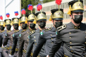 Aniversário de 167 anos da Polícia Militar é marcado com entrega de medalhas e comemoração do Espadim Tiradentes. Foto:Soldado Adilson Voinaski Afonso