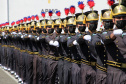 Aniversário de 167 anos da Polícia Militar é marcado com entrega de medalhas e comemoração do Espadim Tiradentes. Foto:Soldado Adilson Voinaski Afonso