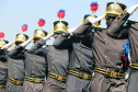 Aniversário de 167 anos da Polícia Militar é marcado com entrega de medalhas e comemoração do Espadim Tiradentes. Foto:Soldado Adilson Voinaski Afonso