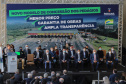 O governador Carlos Massa Ratinho Junior e o ministro da Infraestrutura, Tarcísio Gomes de Freitas, apresentam, os detalhes da nova concessão de 3,3 mil quilômetros de rodovias do Paraná.  Curitiba, 11/08/2021. Foto: Geraldo Bubniak/AEN